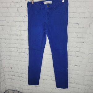 Abercrombie & Fitch blue suede jeans
